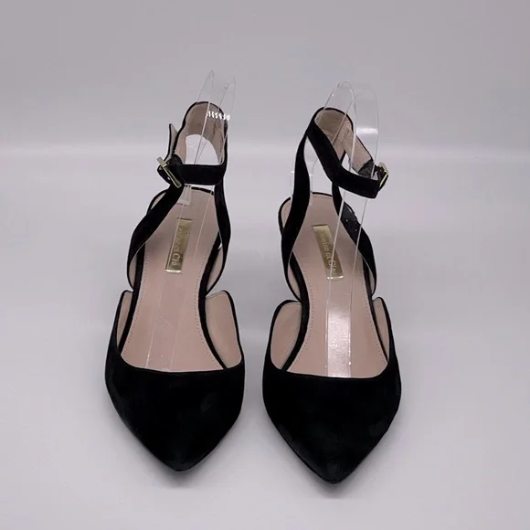 LOUISE ET CIE SUEDE LO ESPERANCE SLINGBACK PUMPS - Picture 2 of 5